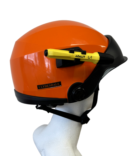 Hard Hat with 12cal integral visor. Meets IEC 62819